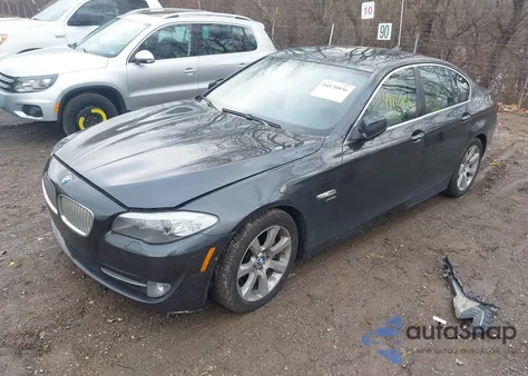 2011 BMW 550I xDrive из США, поврежденный, VIN WBAFU9C54BC785230